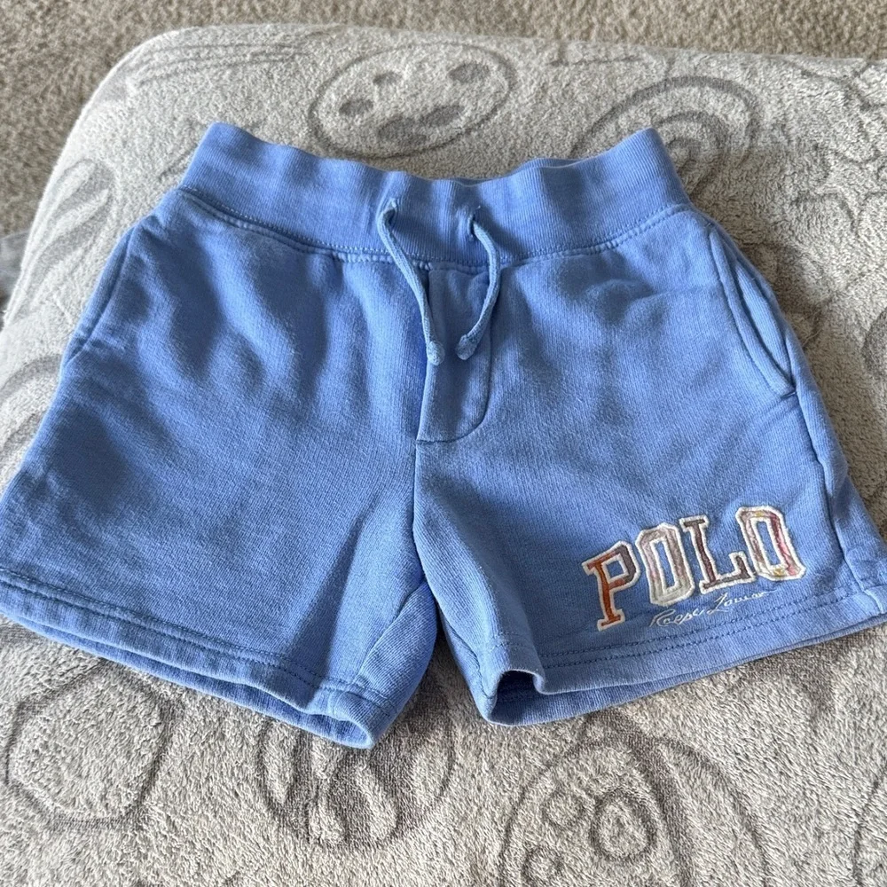 Polo by Ralph Lauren Light Blue Kids Fleece Shorts
